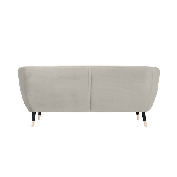 Krémová pohovka s černými nohami Mazzini Sofas Amelie, 188 cm-image-4