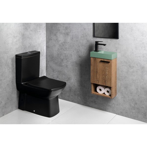 Betonové umývátko v mentolové barvě 31x17 cm Piccolino – Sapho-image-4