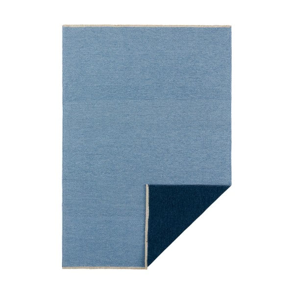 Modrý oboustranný koberec Hanse Home Duo, 80 x 150 cm