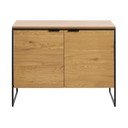 Komoda v dekoru dubu v přírodní barvě 104,5x80x45 cm Cesura – Unique Furniture