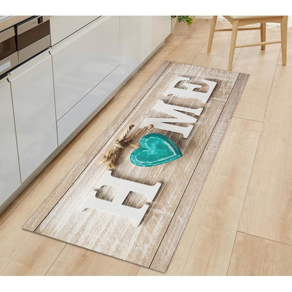 Světle hnědý pratelný běhoun 80x200 cm Home – Oyo Concept-image-1