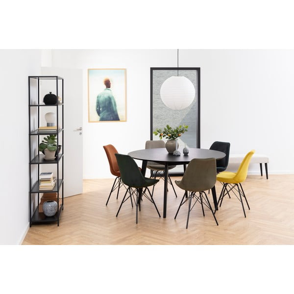 Tmavě šedá jídelní židle Eris - Actona-image-2