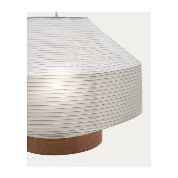 Bílé stínidlo ø 55 cm Hila – Kave Home-image-3