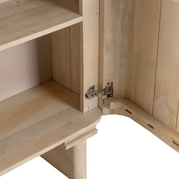 Skříňka z mangového dřeva v přírodní barvě 90x138 cm Batel – Ixia-image-4