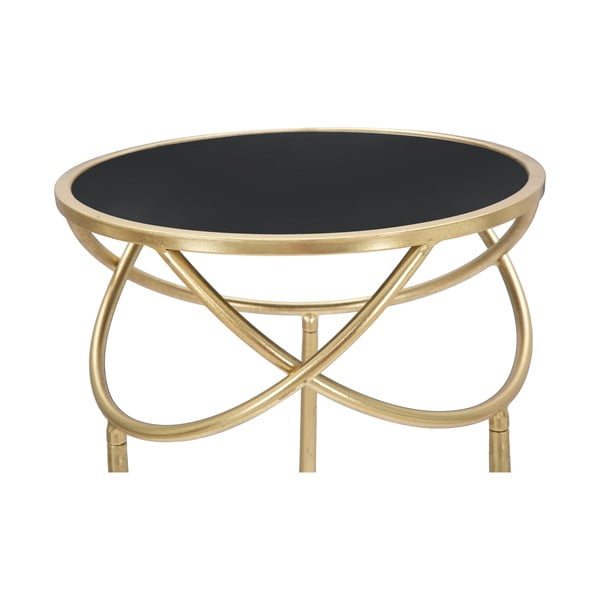 Kulatý odkládací stolek se skleněnou deskou ø 40 cm Ring – Mauro Ferretti-image-4