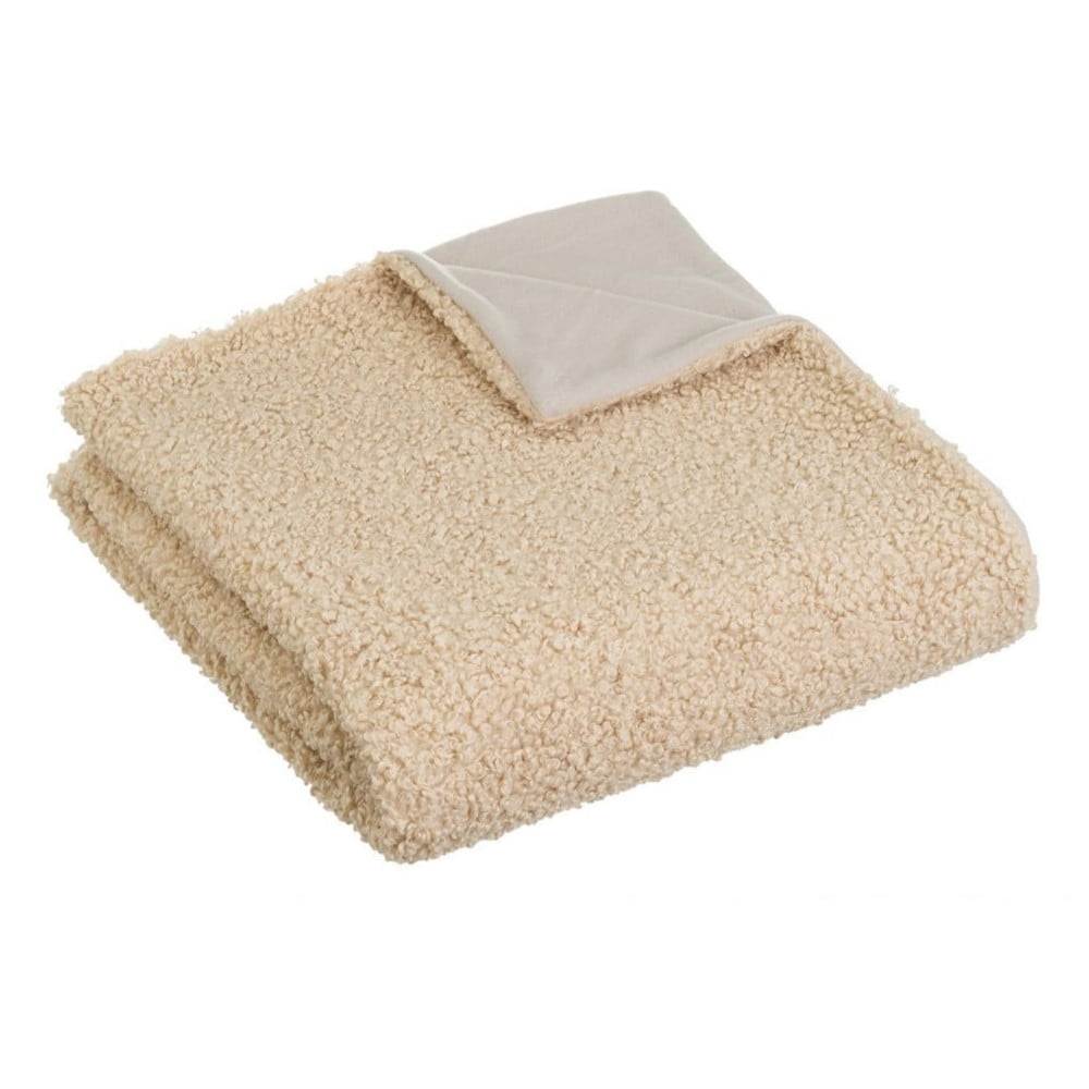 Béžová deka s beránkem 130x160 cm Sherpa – Casa Selección