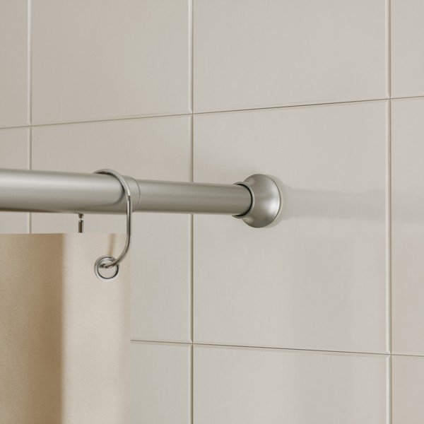 Tyč na sprchový závěs v matně stříbrné barvě 106 - 182 cm Chroma – Umbra-image-1