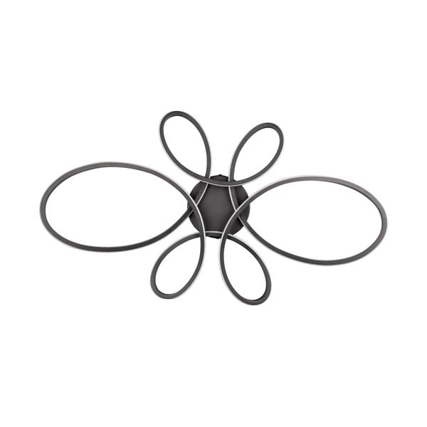 Černé LED stropní svítidlo 45.5x83 cm Fly – Trio-image-4