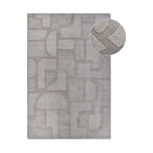 Šedý ručně tkaný vlněný koberec 120x170 cm Alexis – Villeroy&Boch