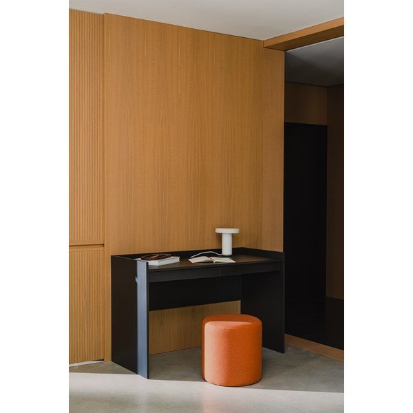 Vlněný taburet v terakotové barvě Folk – noo.ma-image-1