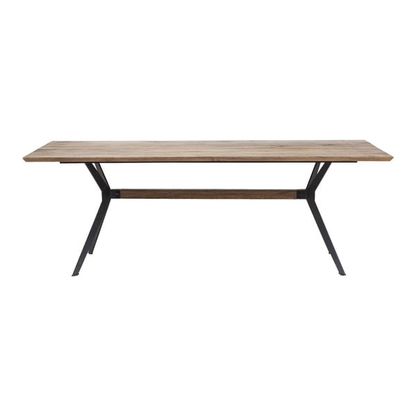 Jídelní stůl s deskou z dubového dřeva Kare Design Downtown, 220 x 100 cm