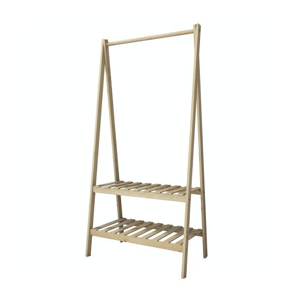 Stojan na oblečení v dekoru dubu v přírodní barvě Susanne – Kalune Design-image-1