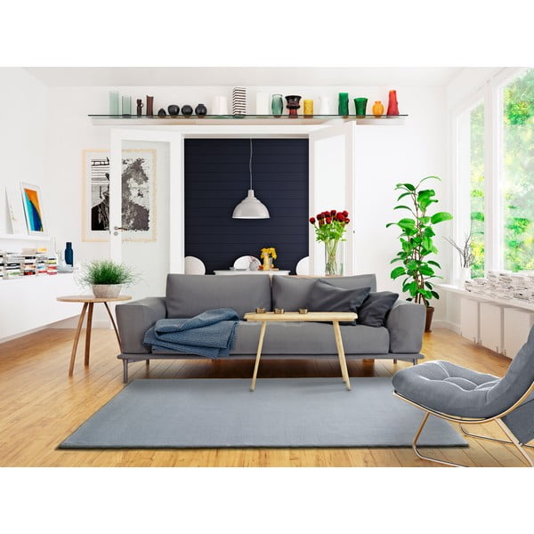 Šedý koberec Universal Berna Liso, 160 x 230 cm-image-1