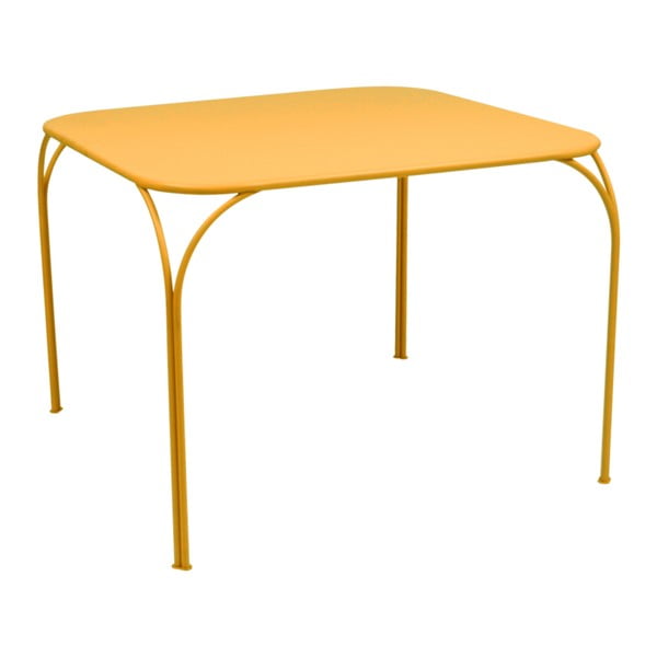 Žlutý zahradní stolek Fermob Kintbury