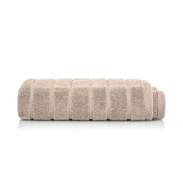 Hnědý bavlněný ručník Maison Carezza Siena, 50 x 70 cm