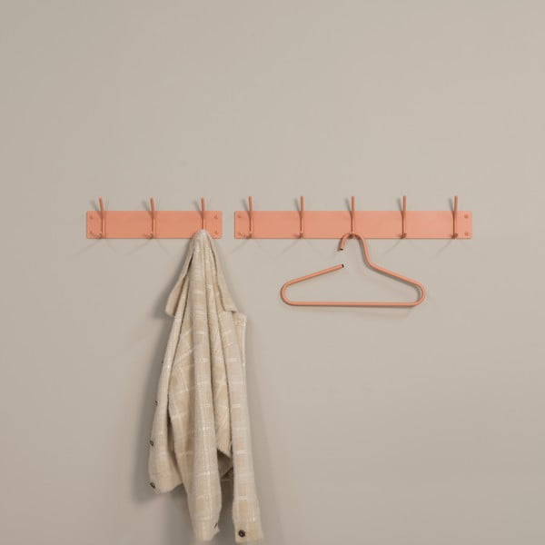 Kovový nástěnný věšák v lososové barvě 70 cm Fusion – Spinder Design-image-3