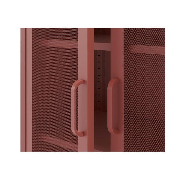 Skříňka v cihlové barvě 80x170 cm Diora – Marckeric-image-4