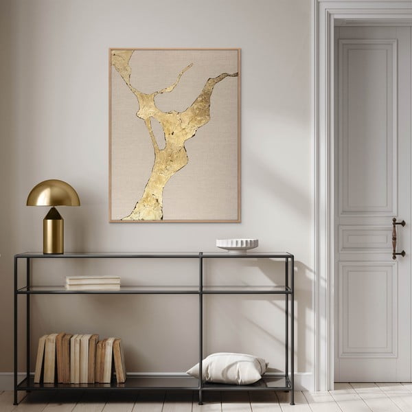 Ručně malovaný obraz 90x120 cm Wild Horizon Gold – Malerifabrikken-image-1