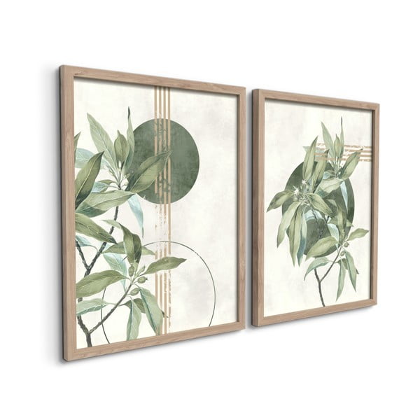 Obrazy v sadě 2 ks 30x40 cm Green – Styler-image-3