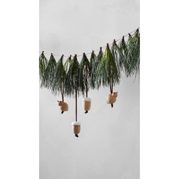 Dřevěná závěsná vánoční dekorace Kähler Design Nordic Tales-image-2