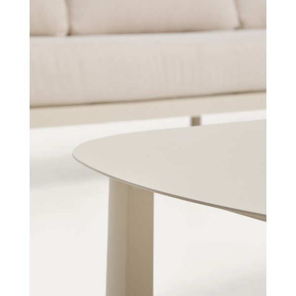 Béžový/krémový zahradní lounge set z masivu akácie pro 5 osob Aleria – Kave Home-image-4