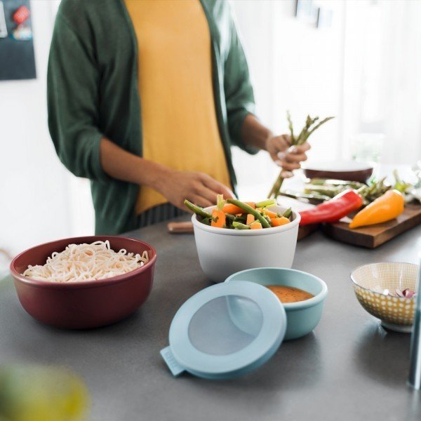 Potravinové krabičky v sadě 3 ks Nordic black – Mepal-image-1