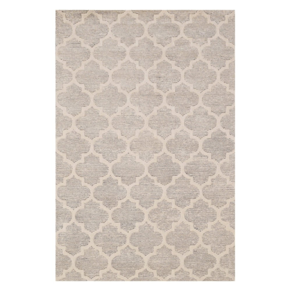 Ručně tuftovaný koberec ve stříbrné barvě Bakero Diamond, 183 x 122 cm