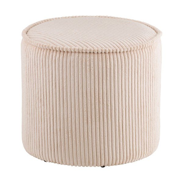Béžový manšestrový taburet Taupo – House Nordic