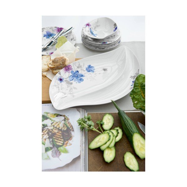 Servírovací porcelánový tác s motivem květin Villeroy & Boch Mariefleur Serve, 50 x 30 cm-image-1