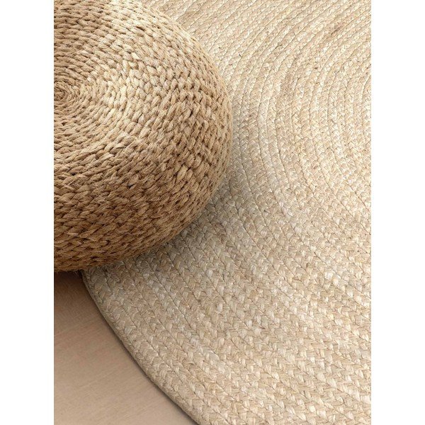 Oboustranný/ručně tkaný jutový koberec ve světle přírodní barvě 160x230 cm Braided – Hanse Home-image-3