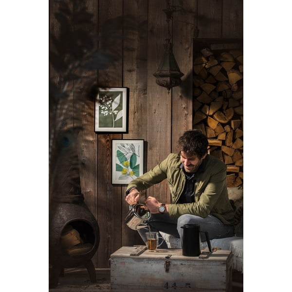 Černý kovový french press San Marco - Leopold Vienna-image-1