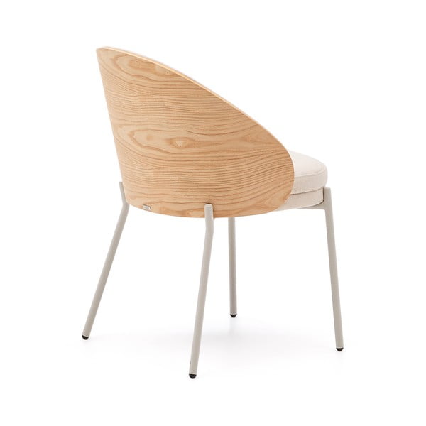 Krémová/v přírodní barvě jídelní židle Eamy – Kave Home-image-4