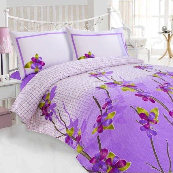 Povlečení Alya Violet, 200x230 cm