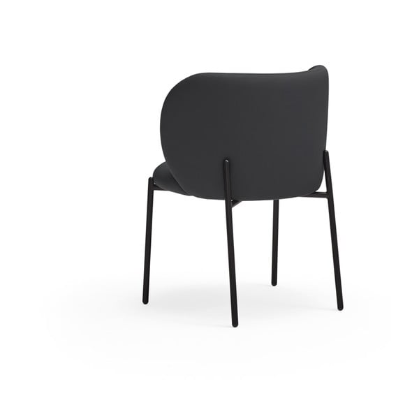 Černá čalouněná jídelní křesla v sadě 2 ks Mogi – Teulat-image-4