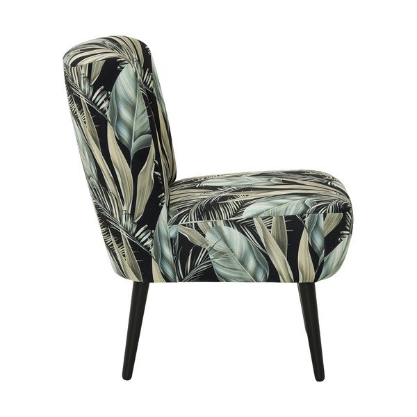 Černo-zelené křeslo Max Winzer Fiona Carribean-image-3