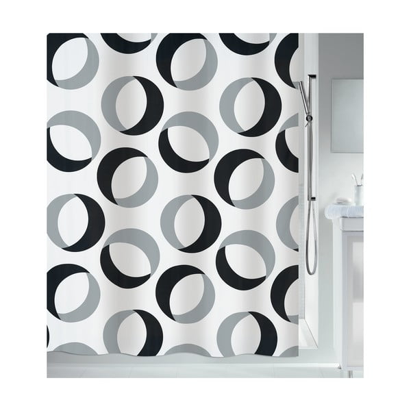 Sprchový závěs 180x200 cm Rings – Spirella