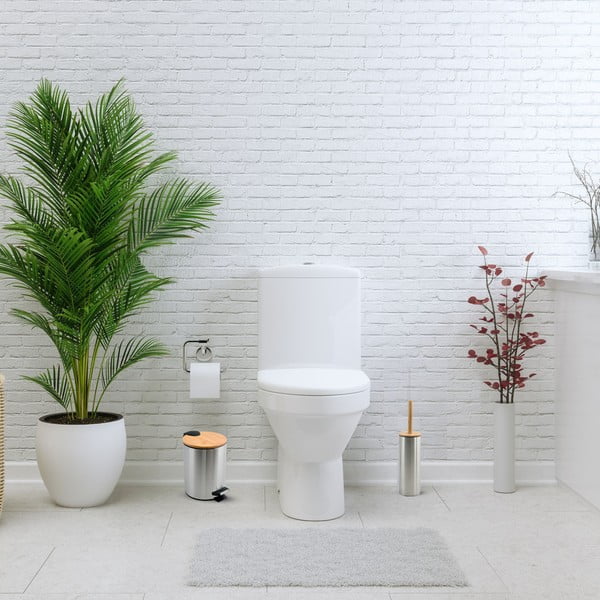 Nášlapný ocelový odpadkový koš v matně stříbrné barvě 3 l   Adonis – Spirella-image-1