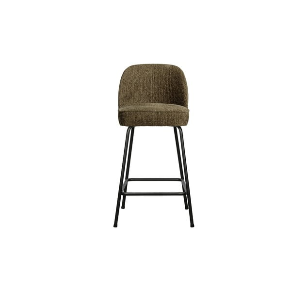 Khaki sametová barová židle 89 cm Vogue – BePureHome