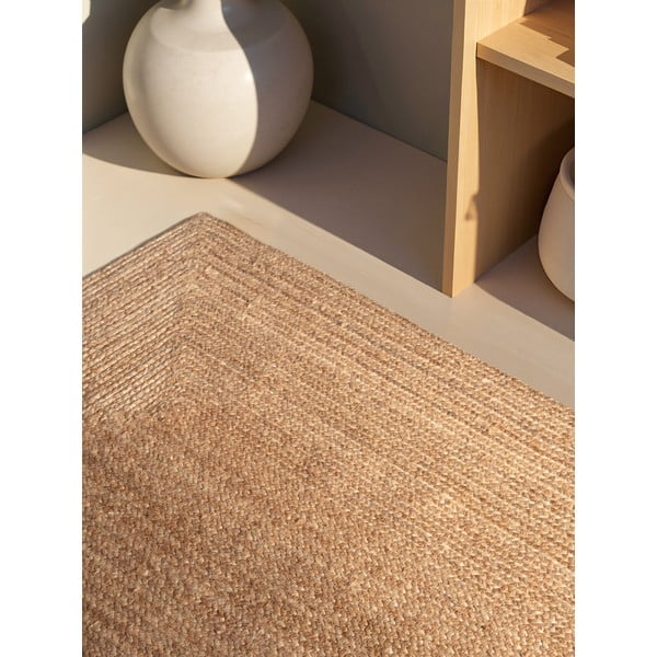 Oboustranný/ručně tkaný jutový koberec v přírodní barvě 160x230 cm Sharmila Natural Brown – Hanse Home-image-3