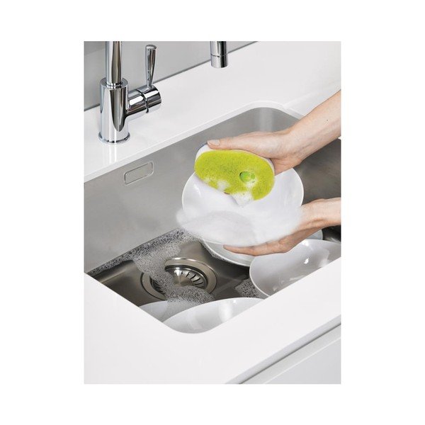 Sada houbiček s dávkovačem saponátu Joseph Joseph Soapy-Sponge, zelená-image-4