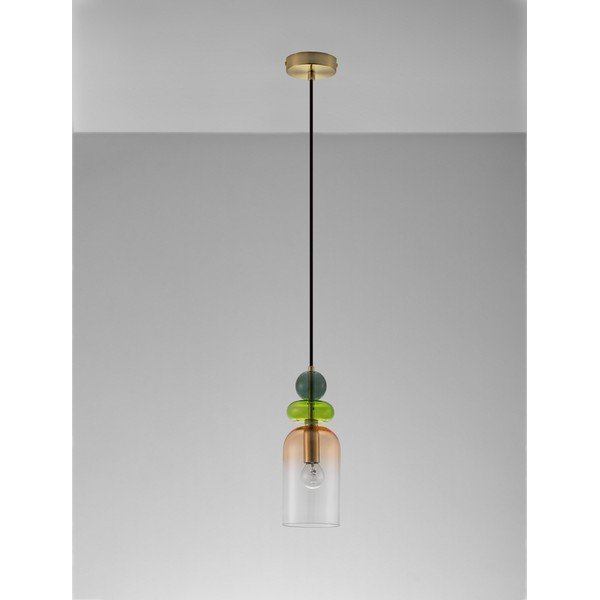 Skleněné závěsné svítidlo ve zlaté barvě ø 11 cm Murano – Nova Luce-image-4