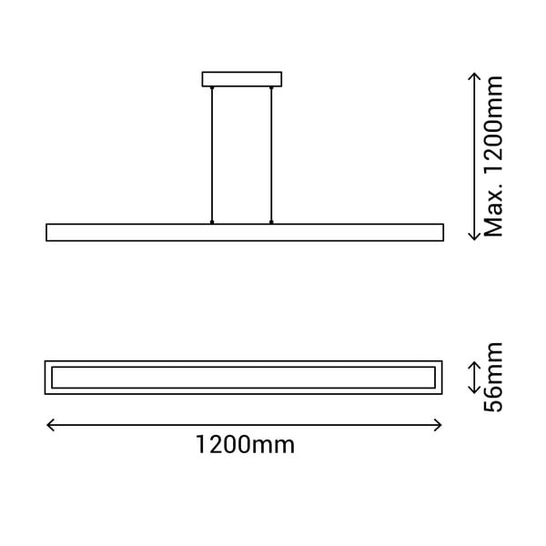 Závěsné svítidlo SULION Taveda, výška 120 cm-image-3