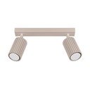 Taupe kovové bodové svítidlo 6,5x30 cm Gleam – Sollux