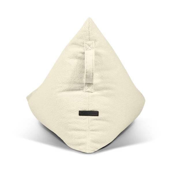 Krémový dětský sedací vak z textilie bouclé Razzy – SLOWDOWN-image-3