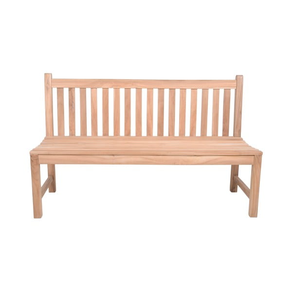 Dřevěná zahradní lavice v přírodní barvě Solo – Garden Pleasure