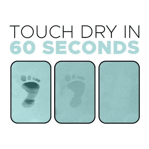 Světle modrá koupelnová předložka z křemeliny 39x60 cm Terrazzo – Artsy Doormats-image-4