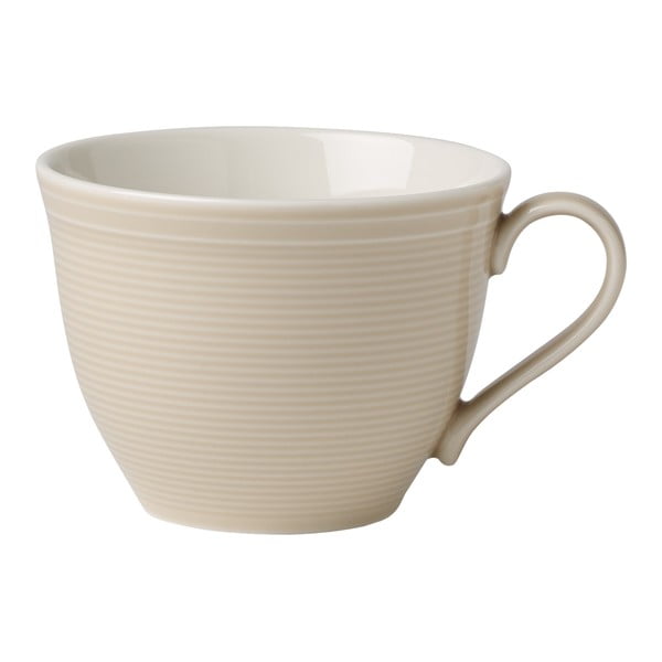 Bílo-béžový porcelánový šálek na kávu Villeroy & Boch Like Color Loop, 250 ml