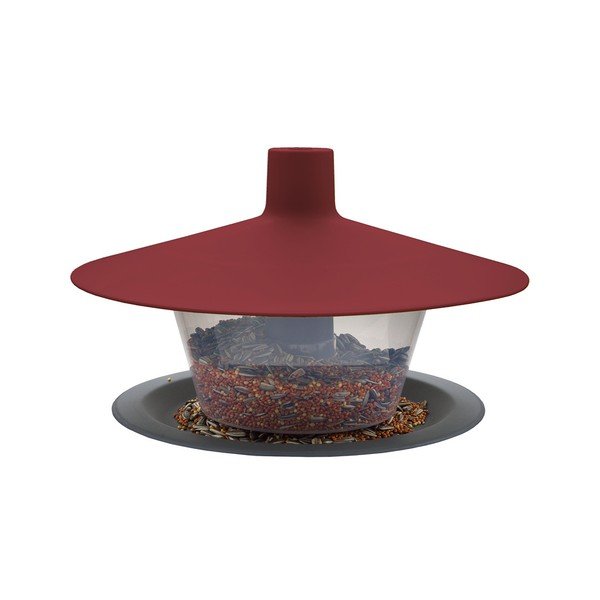 Červenošedé krmítko pro ptactvo Plastia Finch-image-1