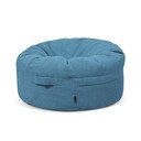 Modrý manšestrový sedací vak Roll 105 – SLOWDOWN