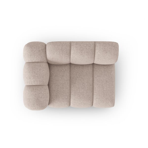 Béžový modul pohovky (levý roh) Lupine – Micadoni Home-image-3